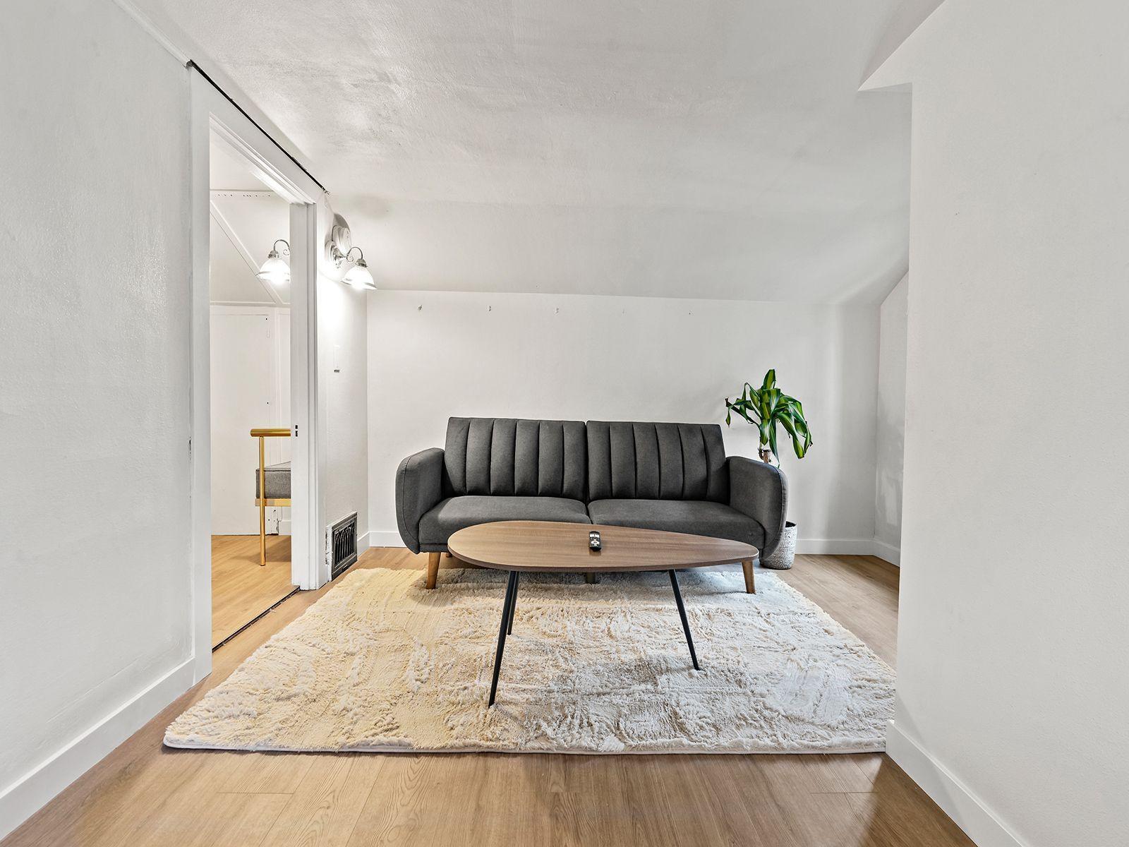 Has its own living area.