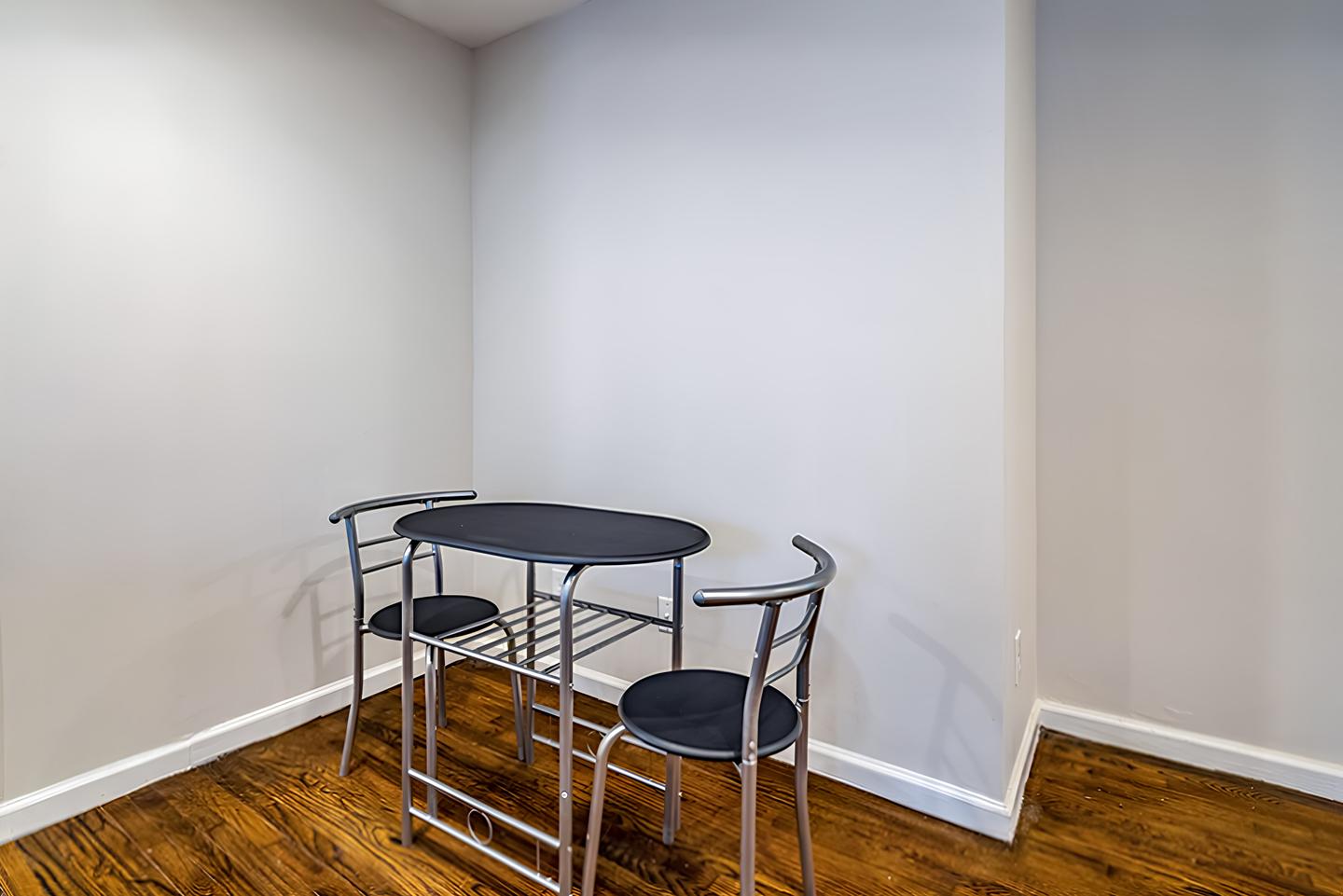 Common spaces including the kitchen