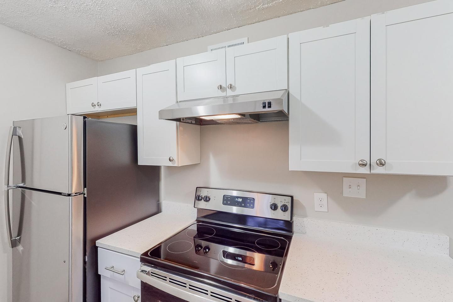 Common spaces including the kitchen