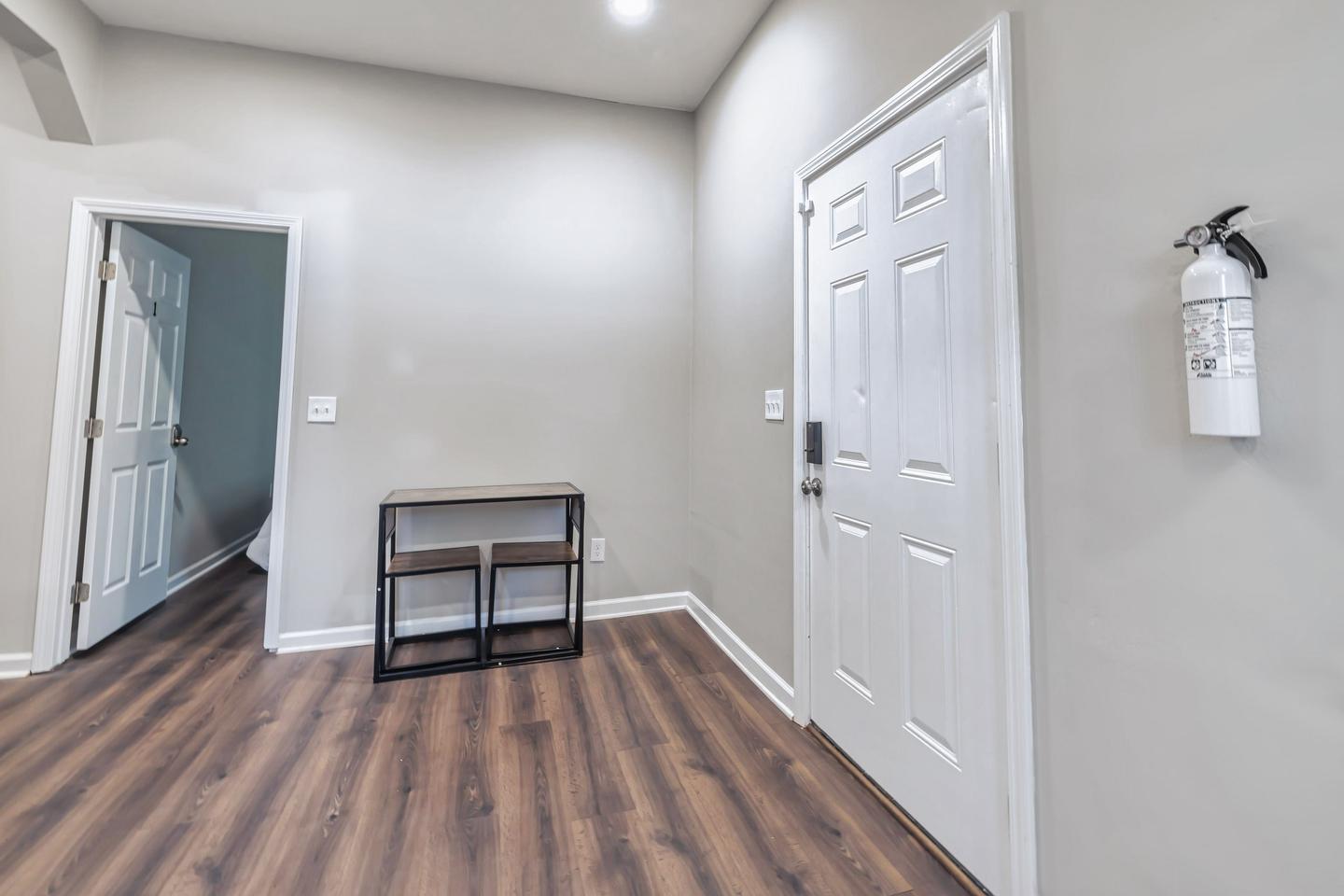 Common spaces including the kitchen