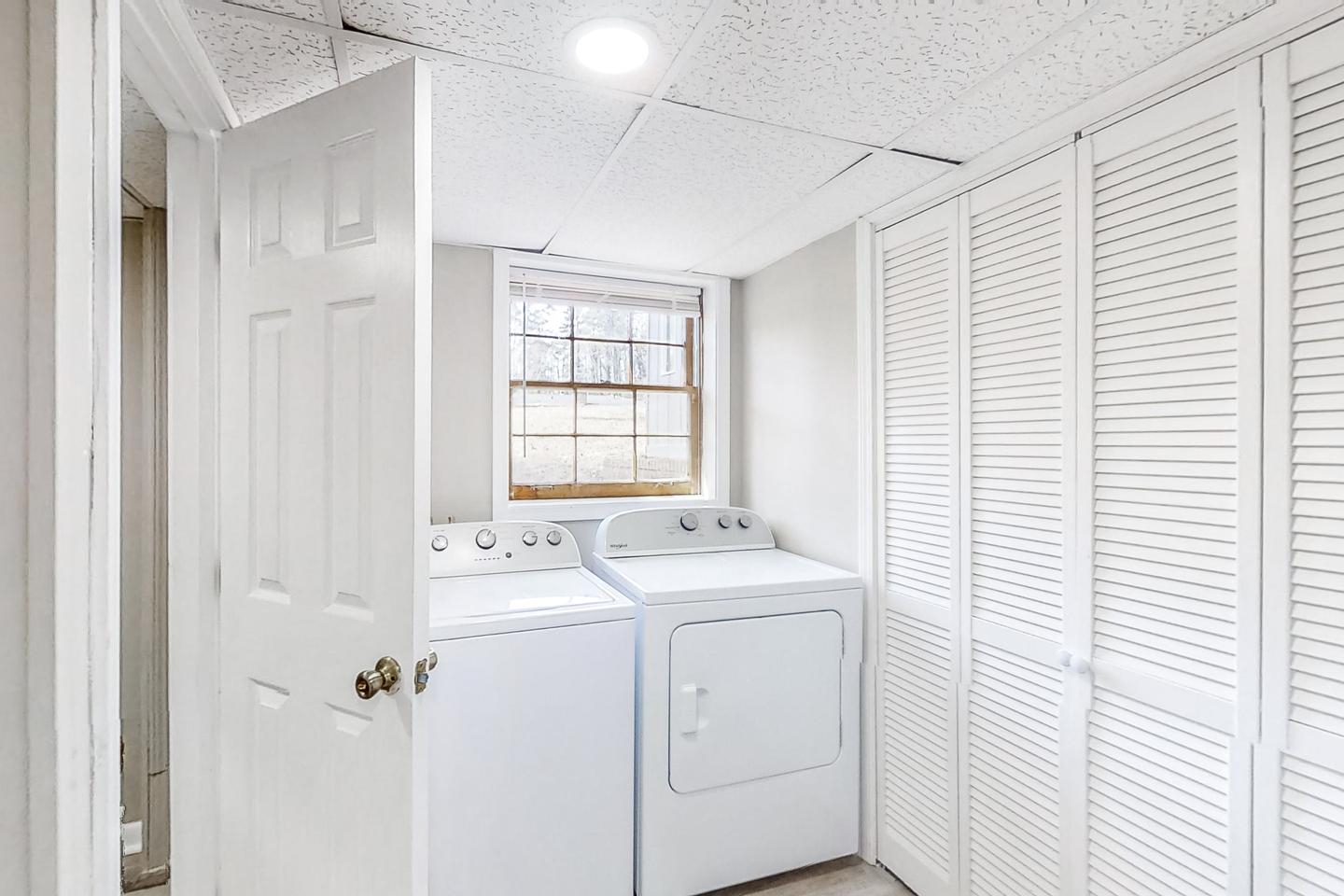 Common spaces including the kitchen