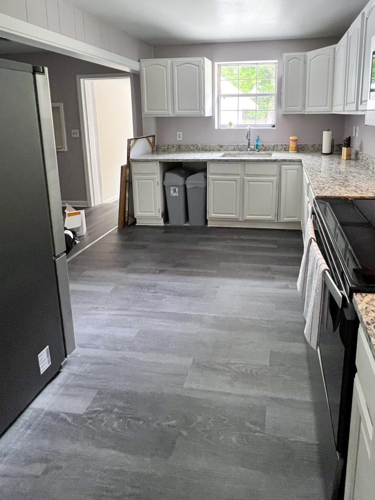 Common spaces including the kitchen