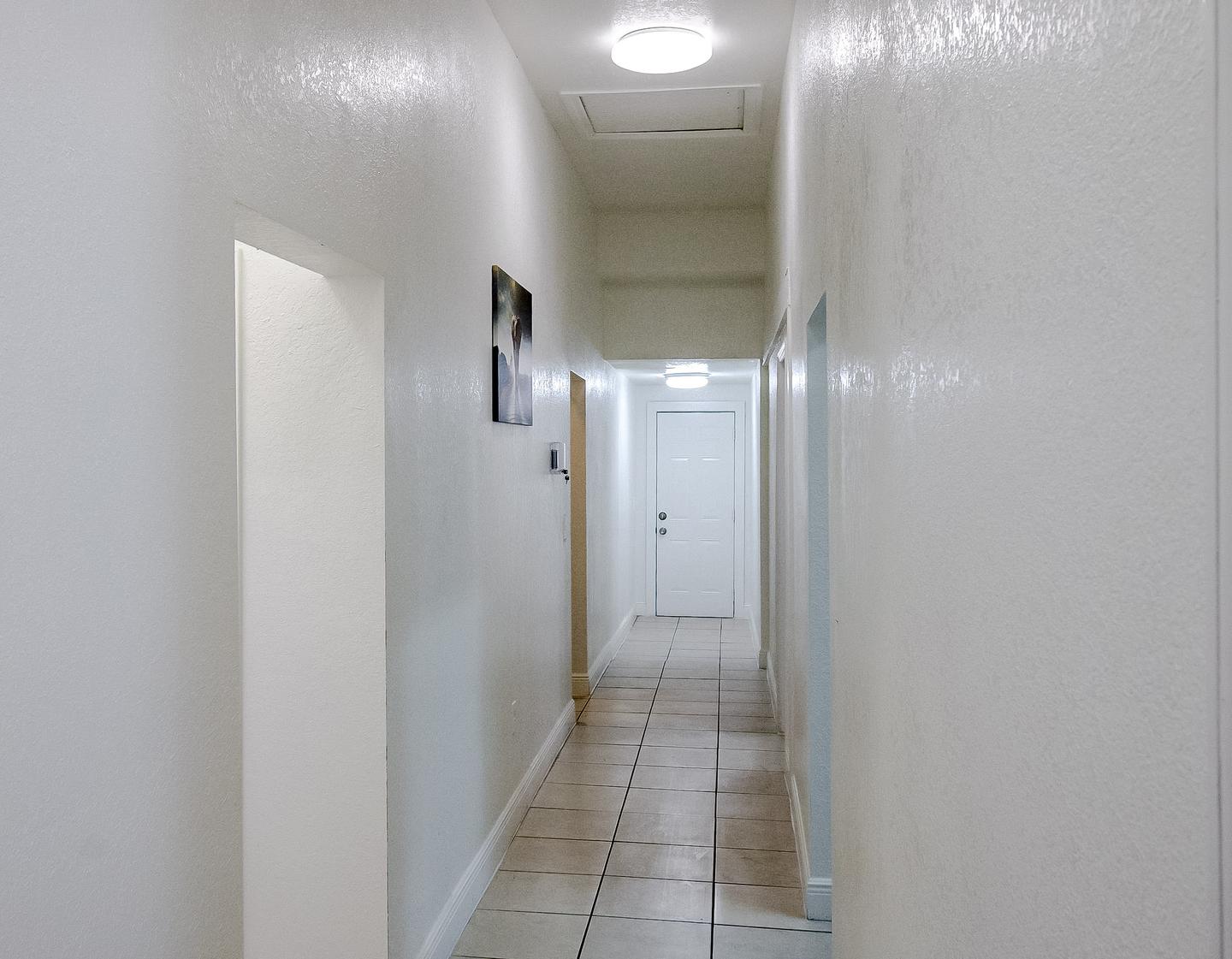 Common spaces including the kitchen