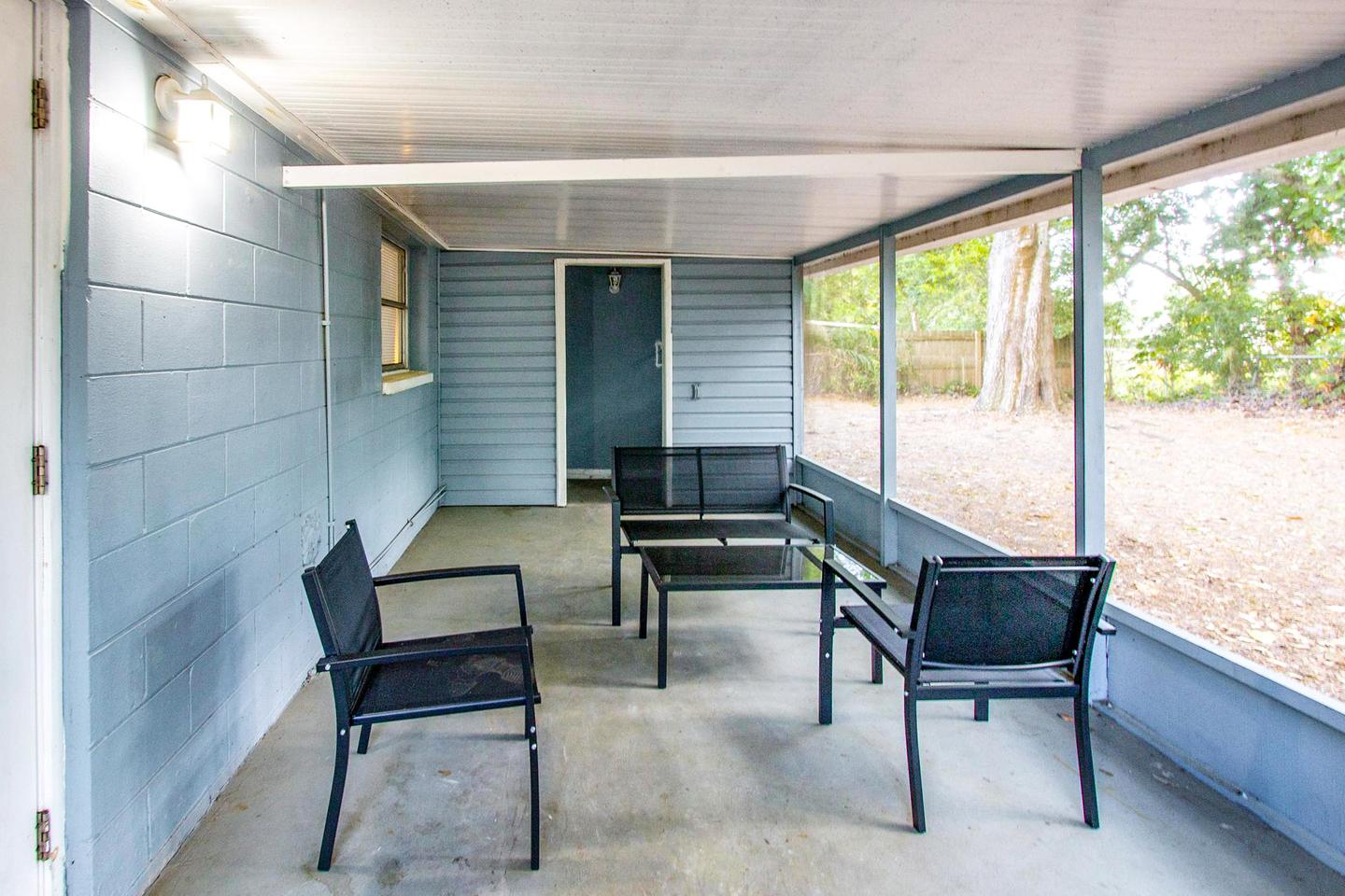 Common spaces including the kitchen