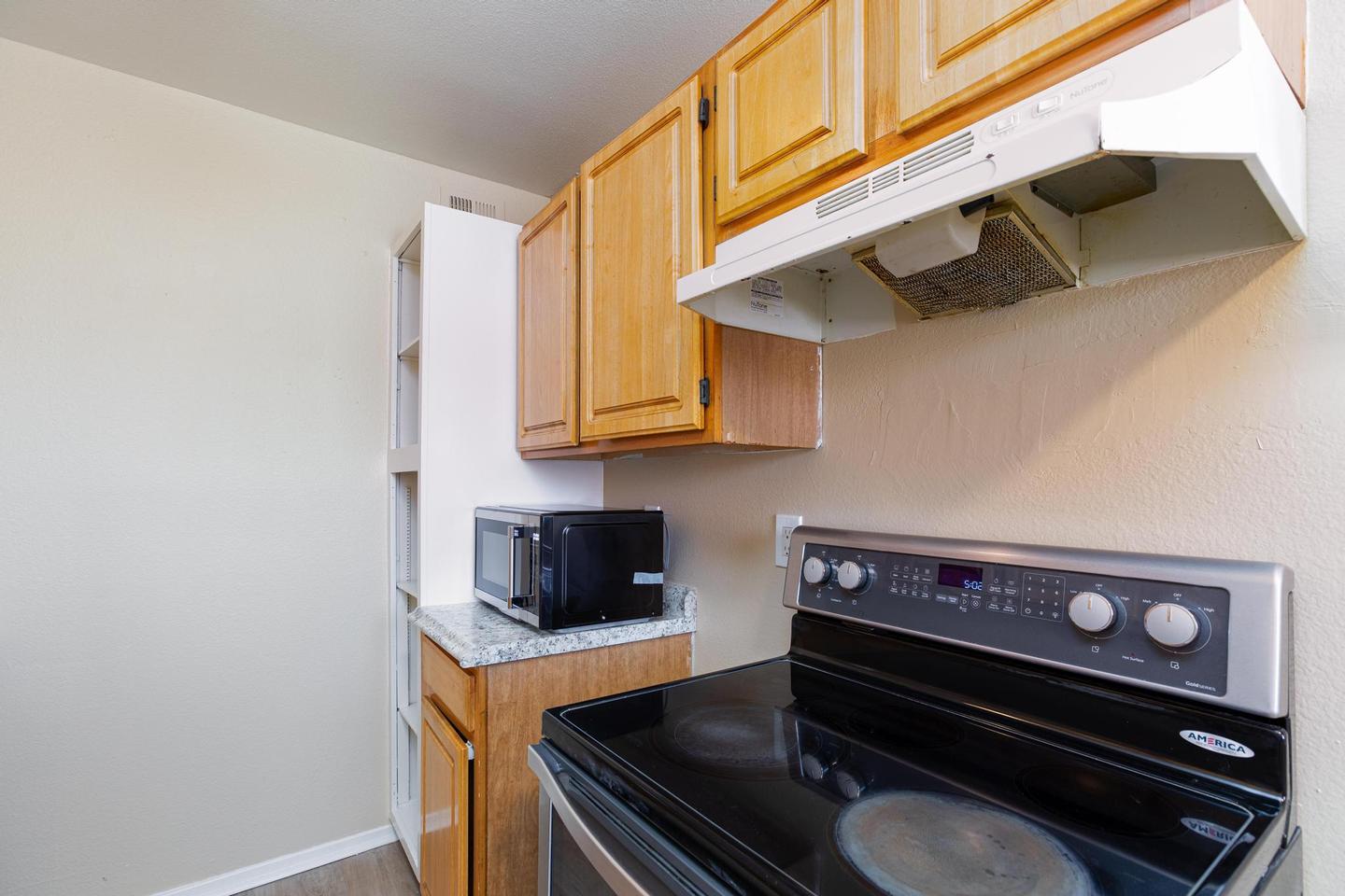 Common spaces including the kitchen