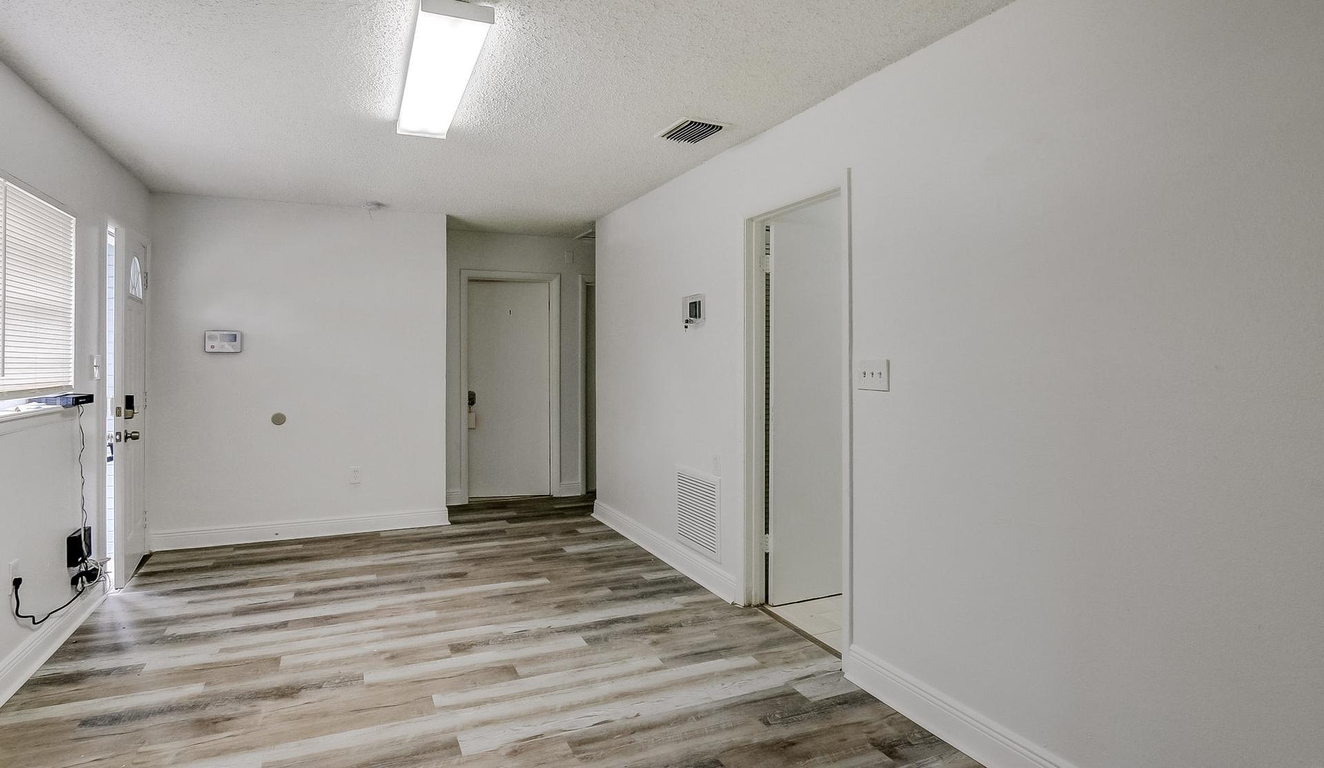 Common spaces including the kitchen