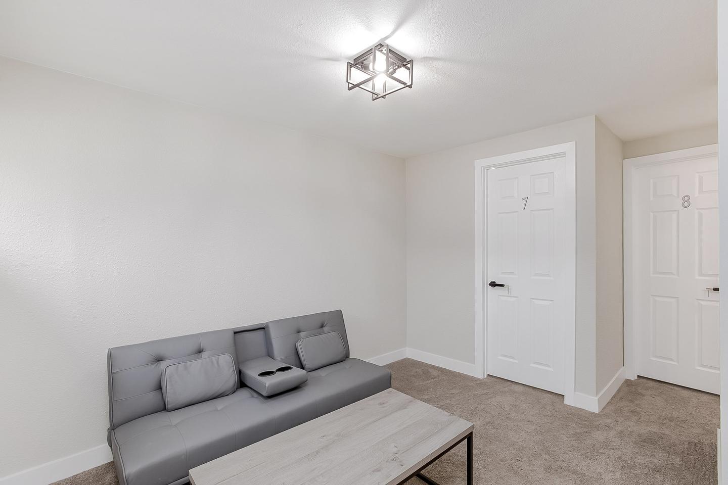 Common spaces including the kitchen