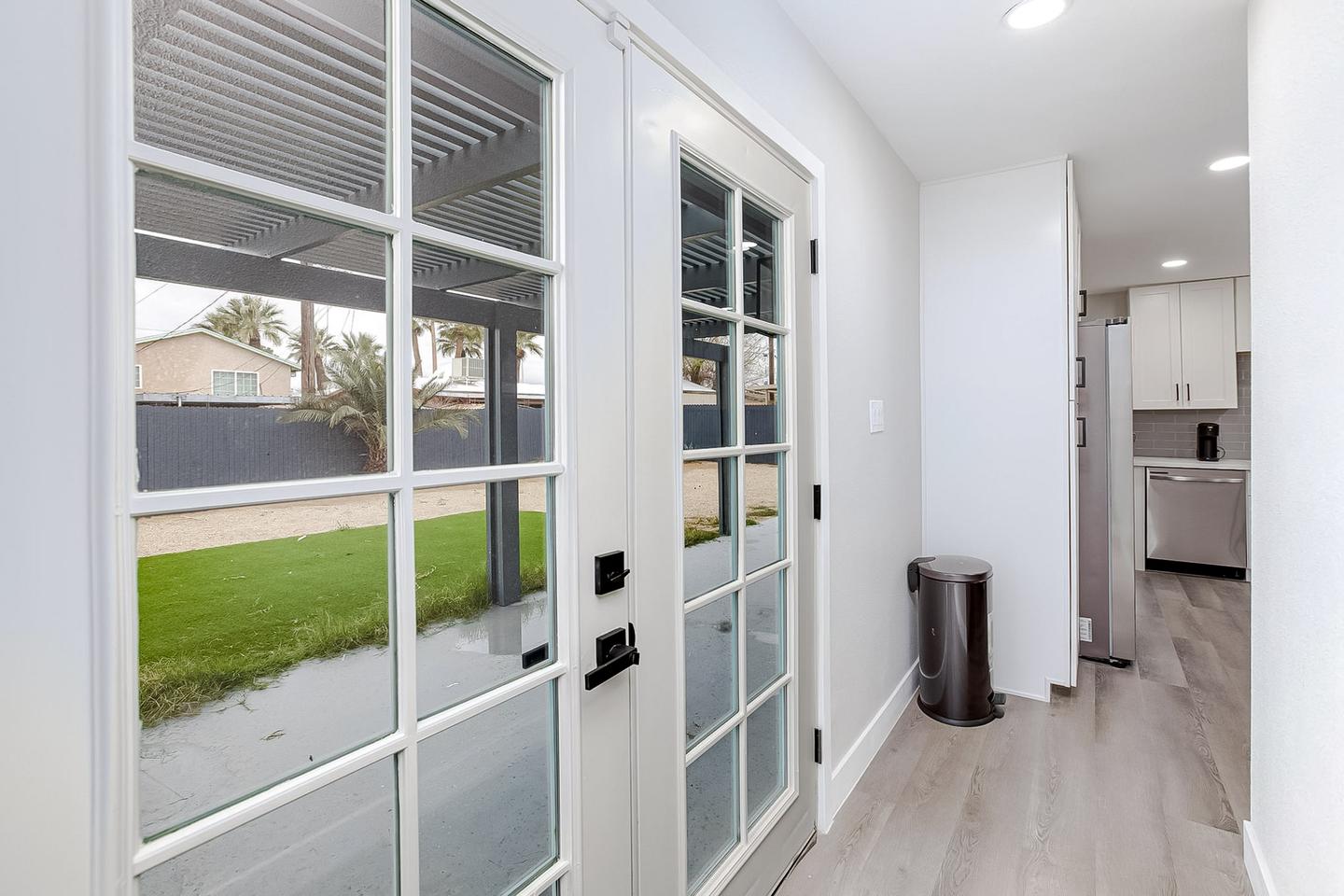Common spaces including the kitchen