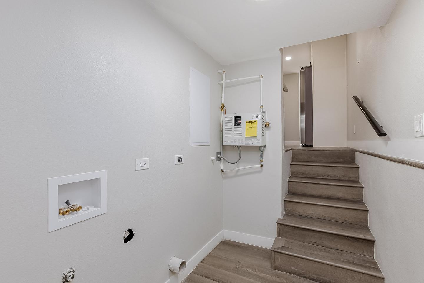 Common spaces including the kitchen