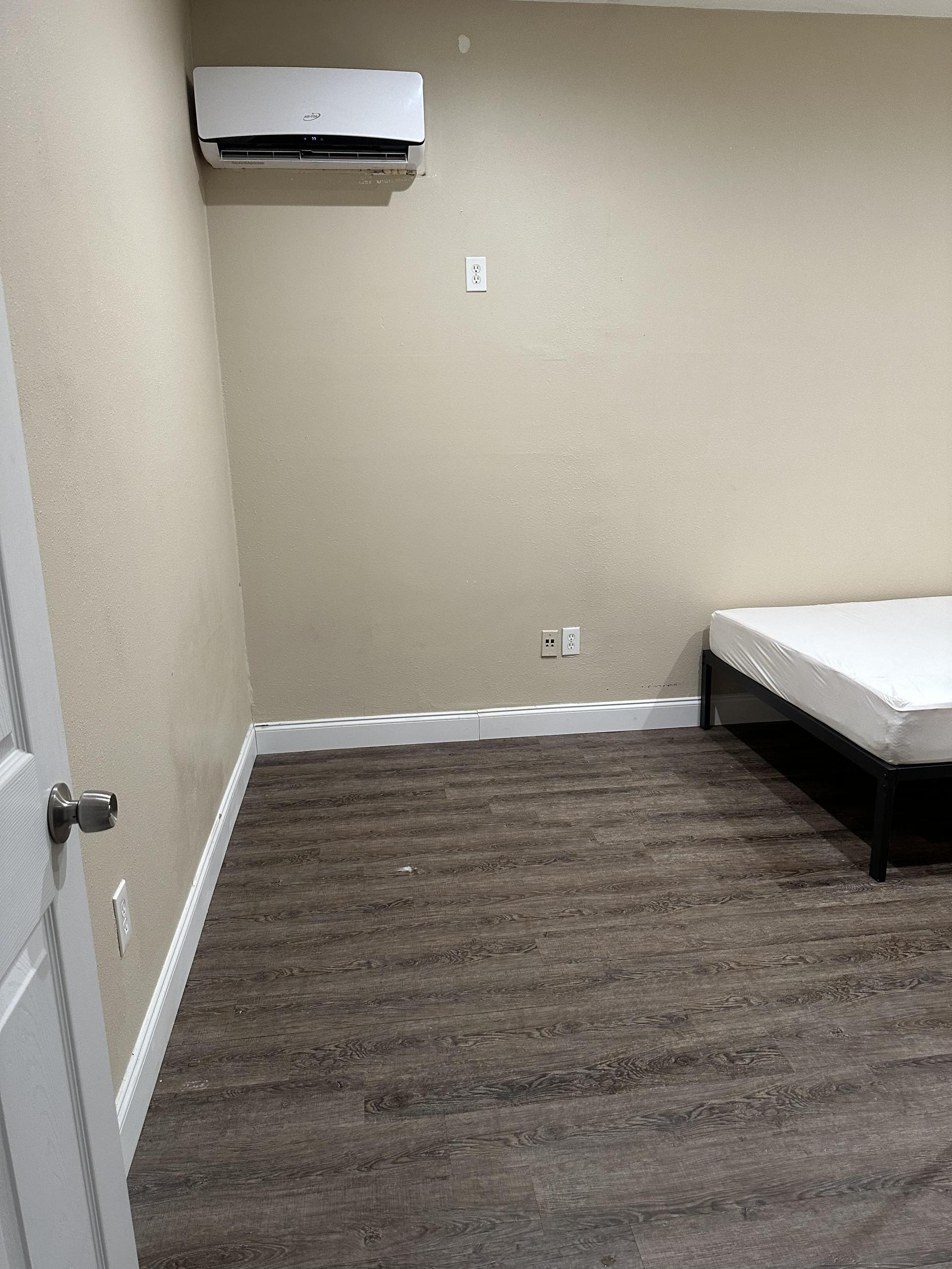 You own temperature control with an A/C exclusive to your room.