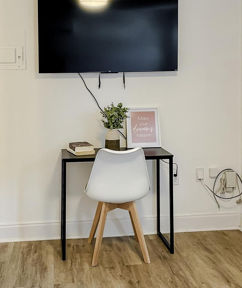 Common spaces including the kitchen