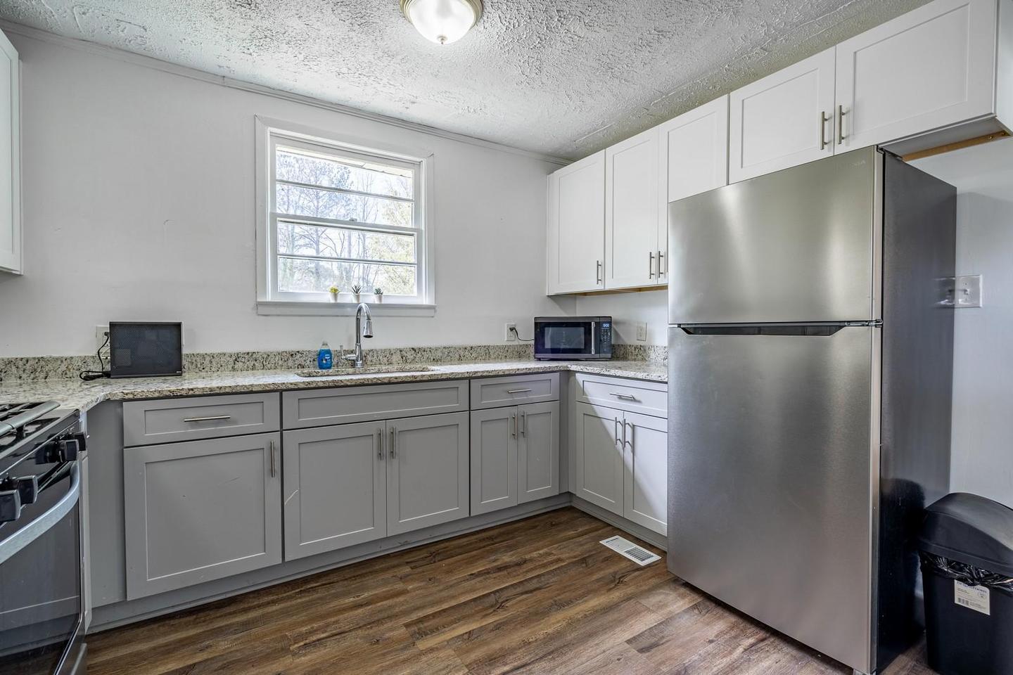 Common spaces including the kitchen