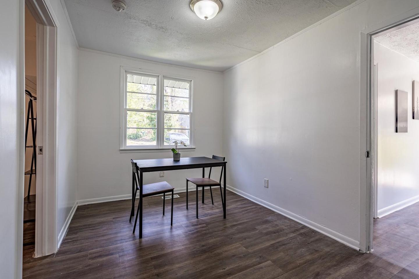 Common spaces including the kitchen