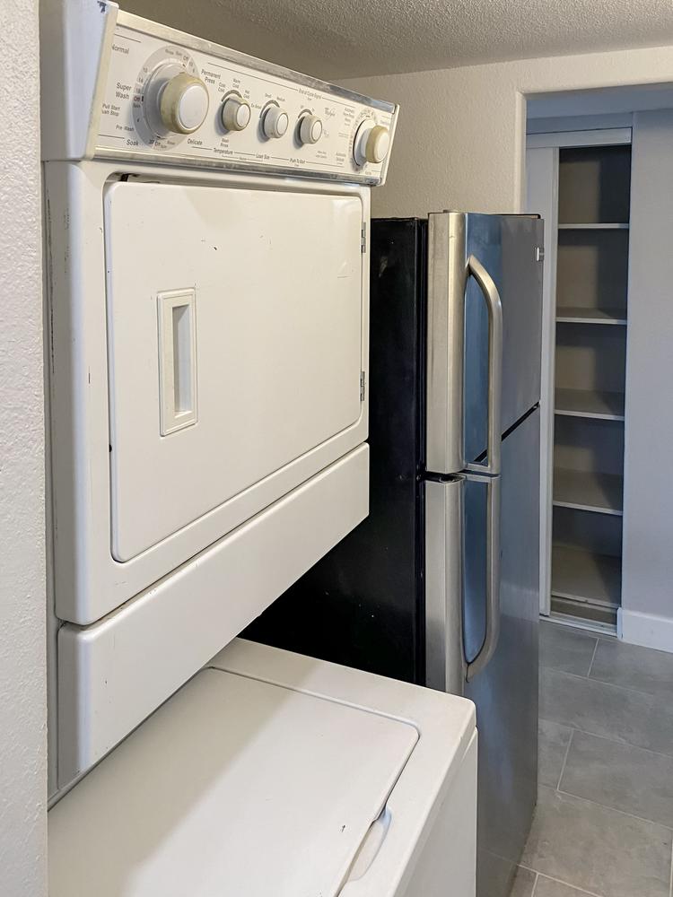 Common spaces including the kitchen