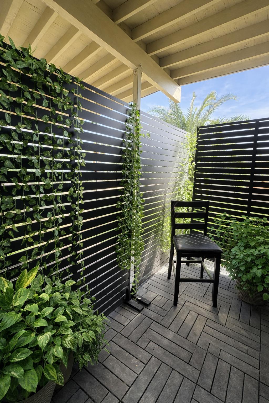 Private Patio for room 4