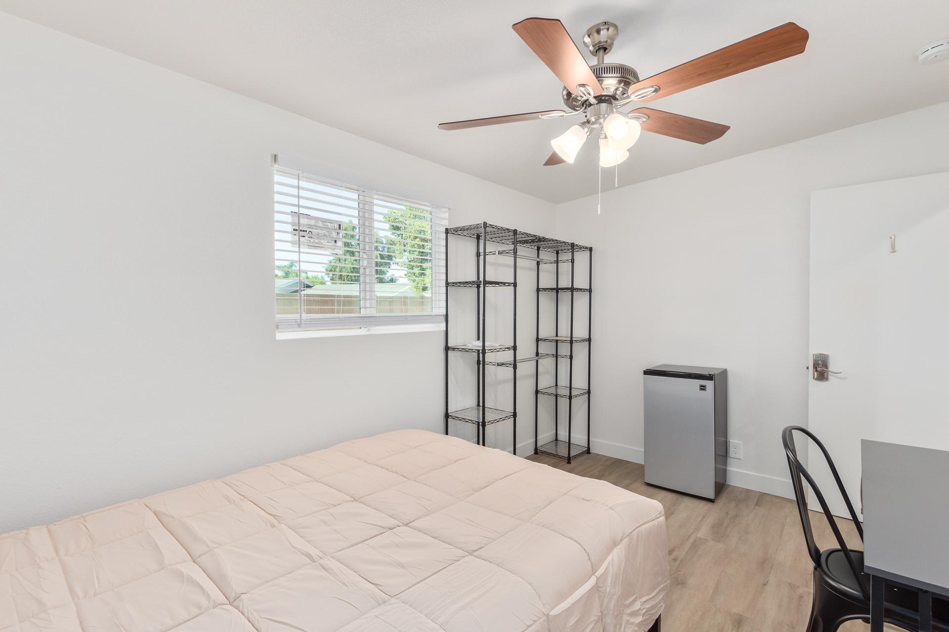 Room #1 window faces to Bac