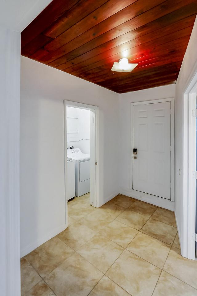 Common spaces including the kitchen