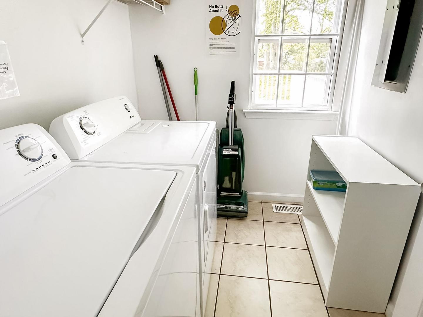 Common spaces including the kitchen