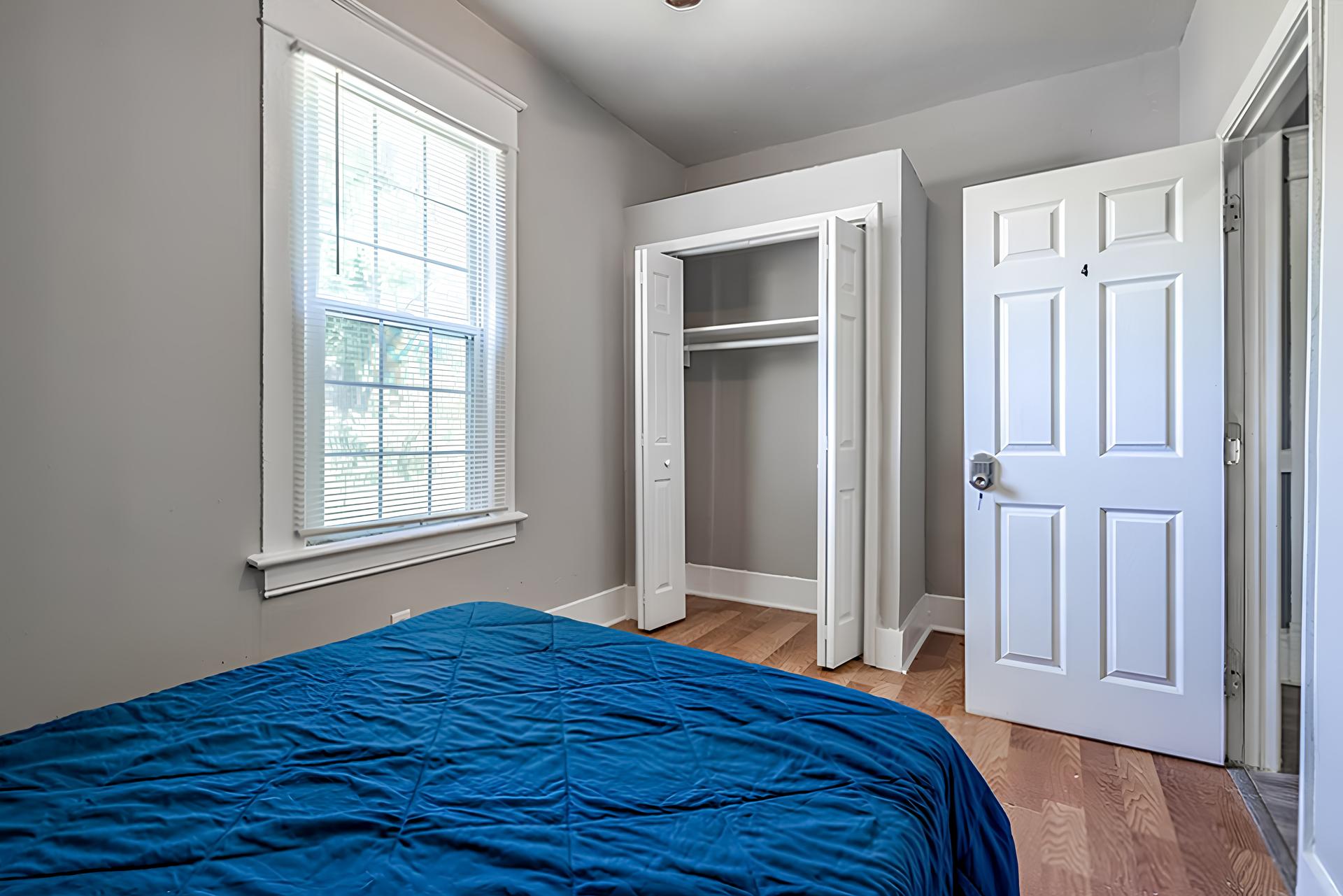 bedroom, detected:bed, window blind