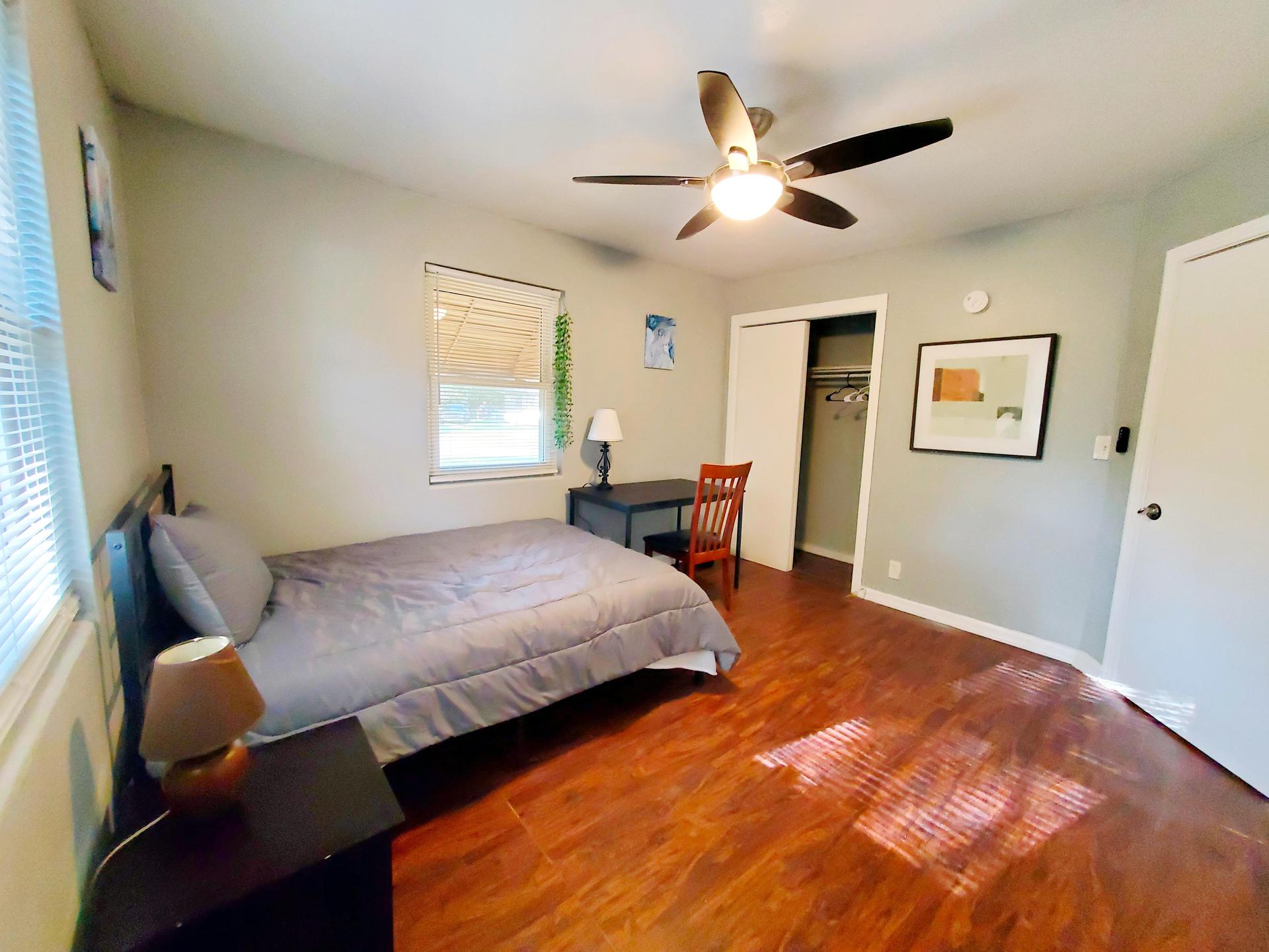 Spacious master bedroom with jack-n-jill bathroom