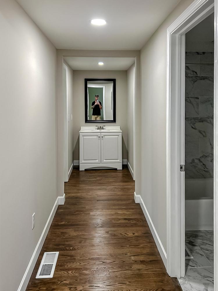 Common spaces including the kitchen