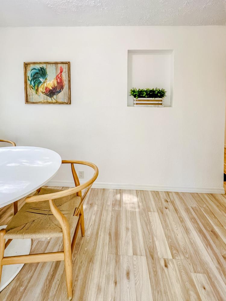 Common spaces including the kitchen