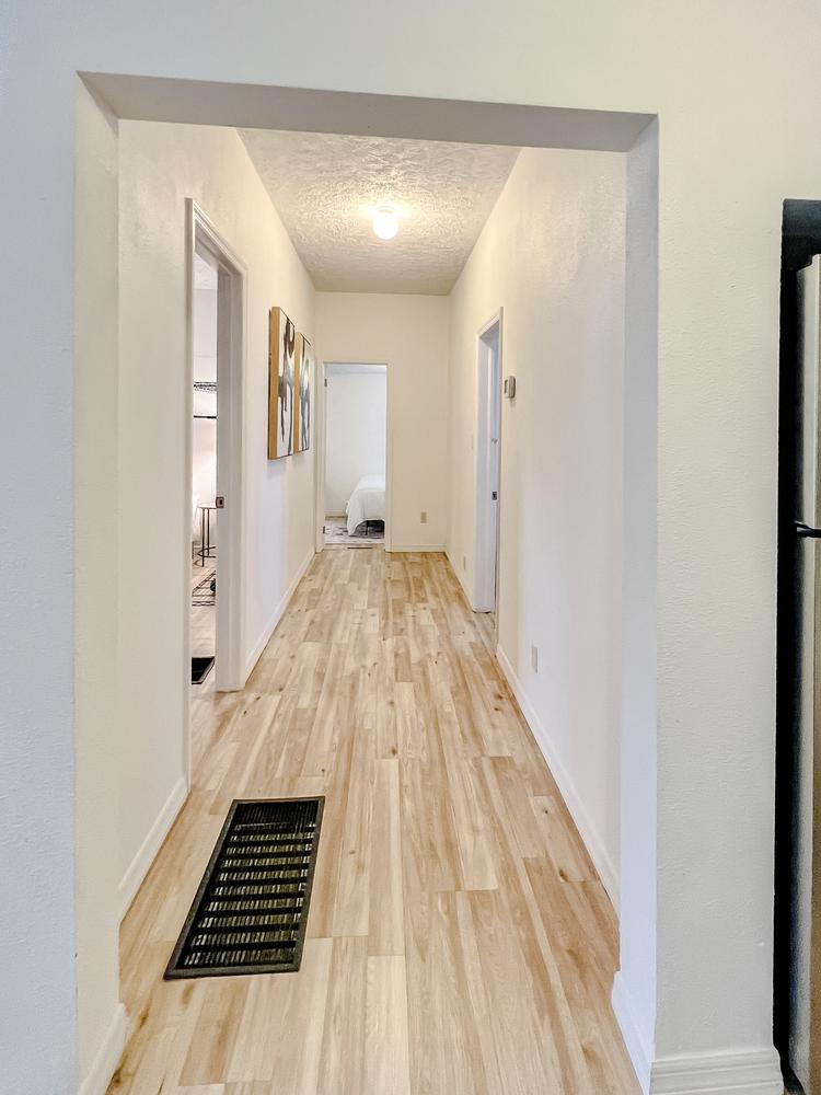 Common spaces including the kitchen