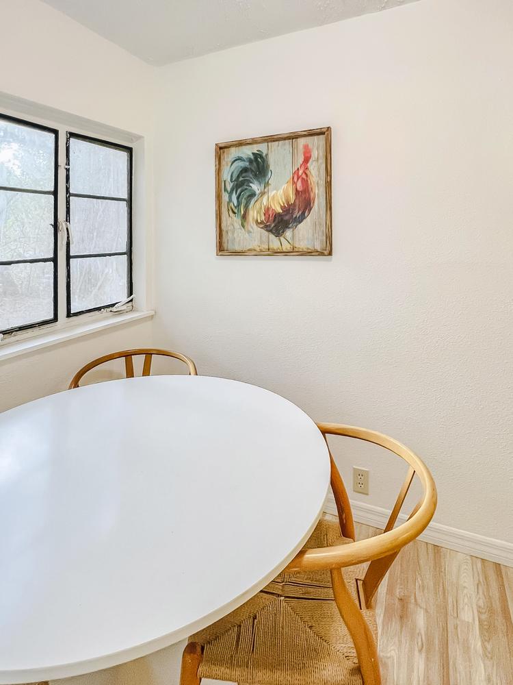 Common spaces including the kitchen