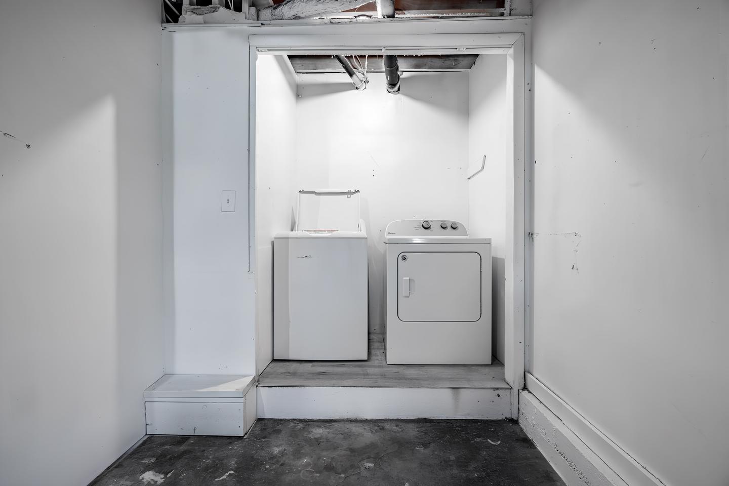 Common spaces including the kitchen