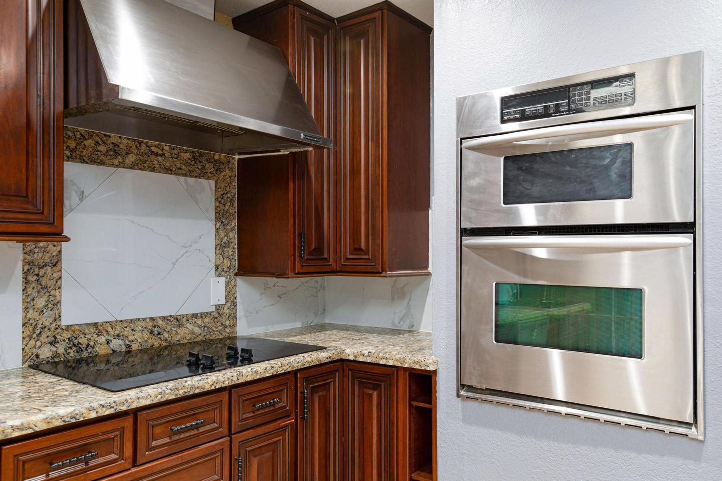 Common spaces including the kitchen