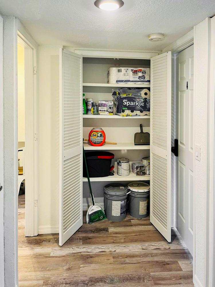Common spaces including the kitchen