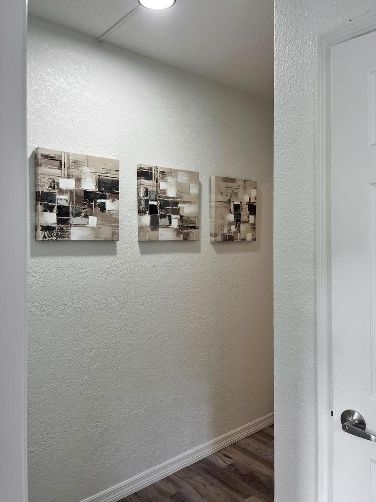 Common spaces including the kitchen