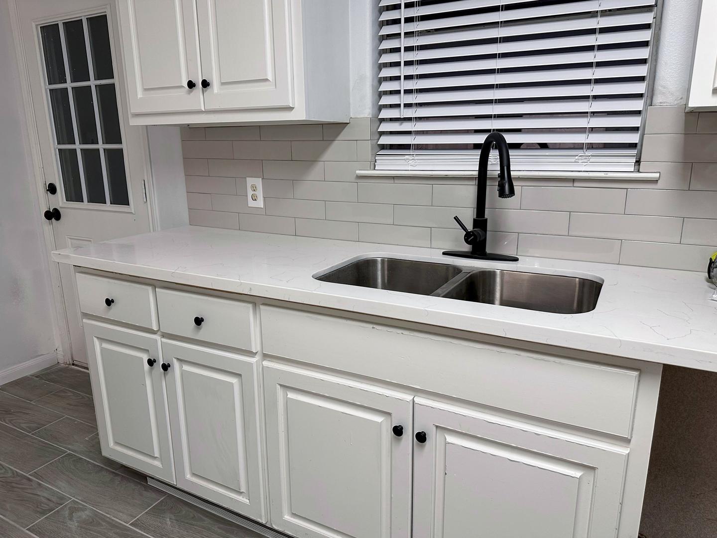Common spaces including the kitchen