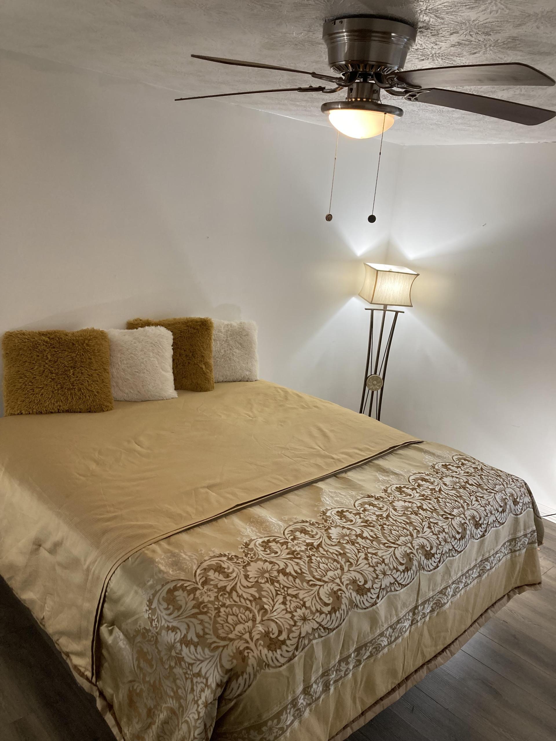 Comfortable, king size bed