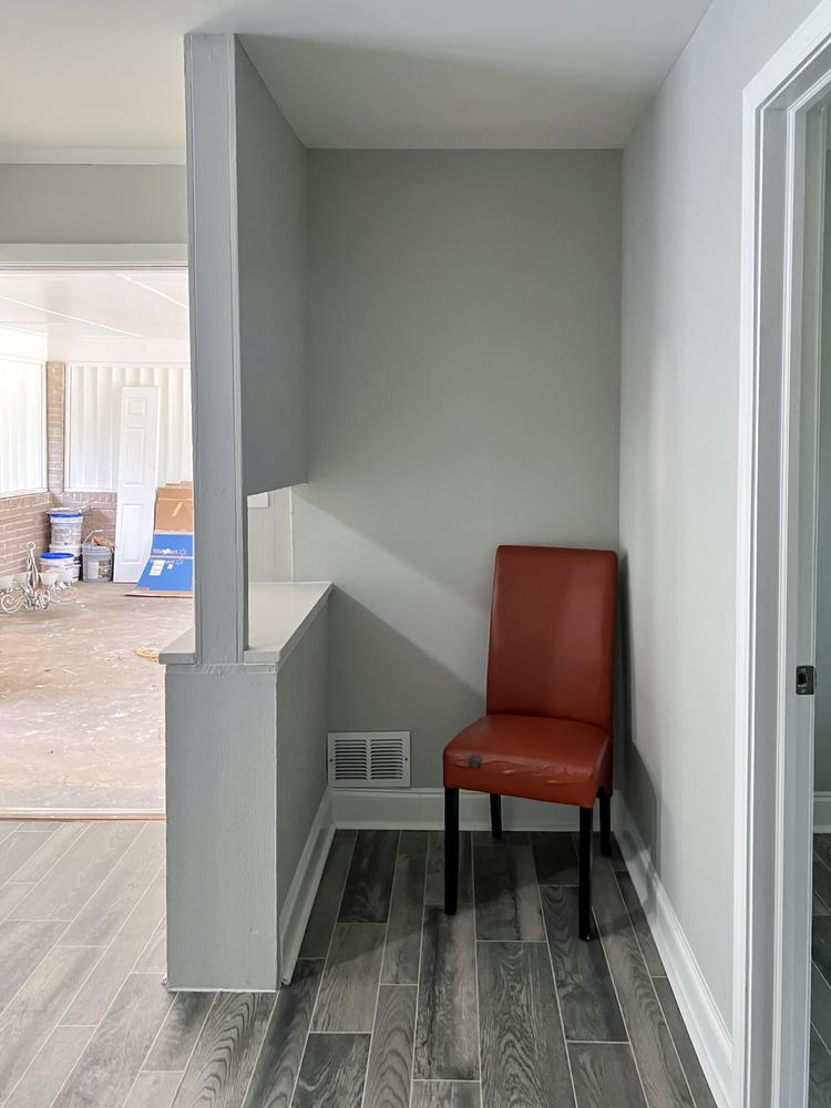 Common spaces including the kitchen