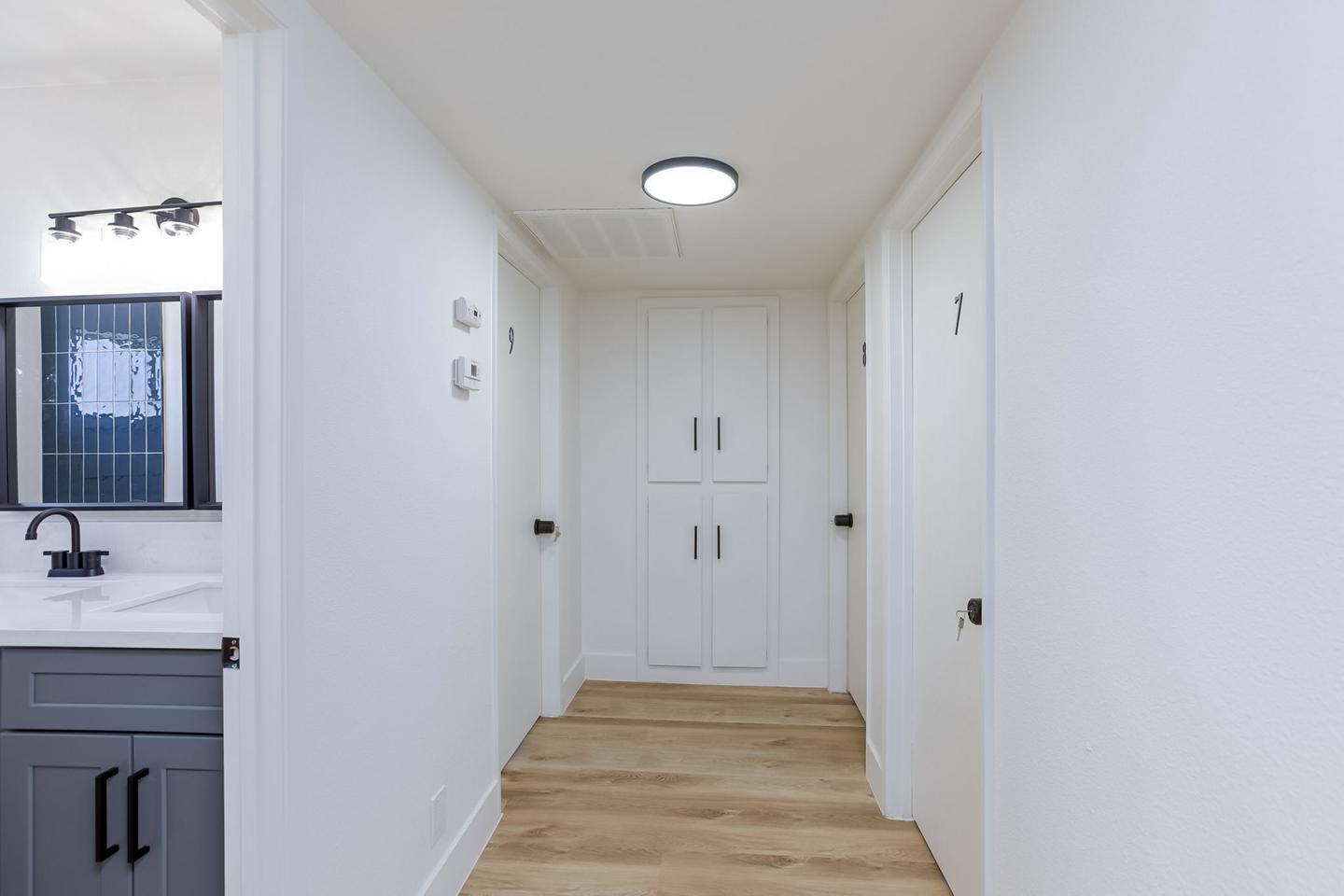 Common spaces including the kitchen