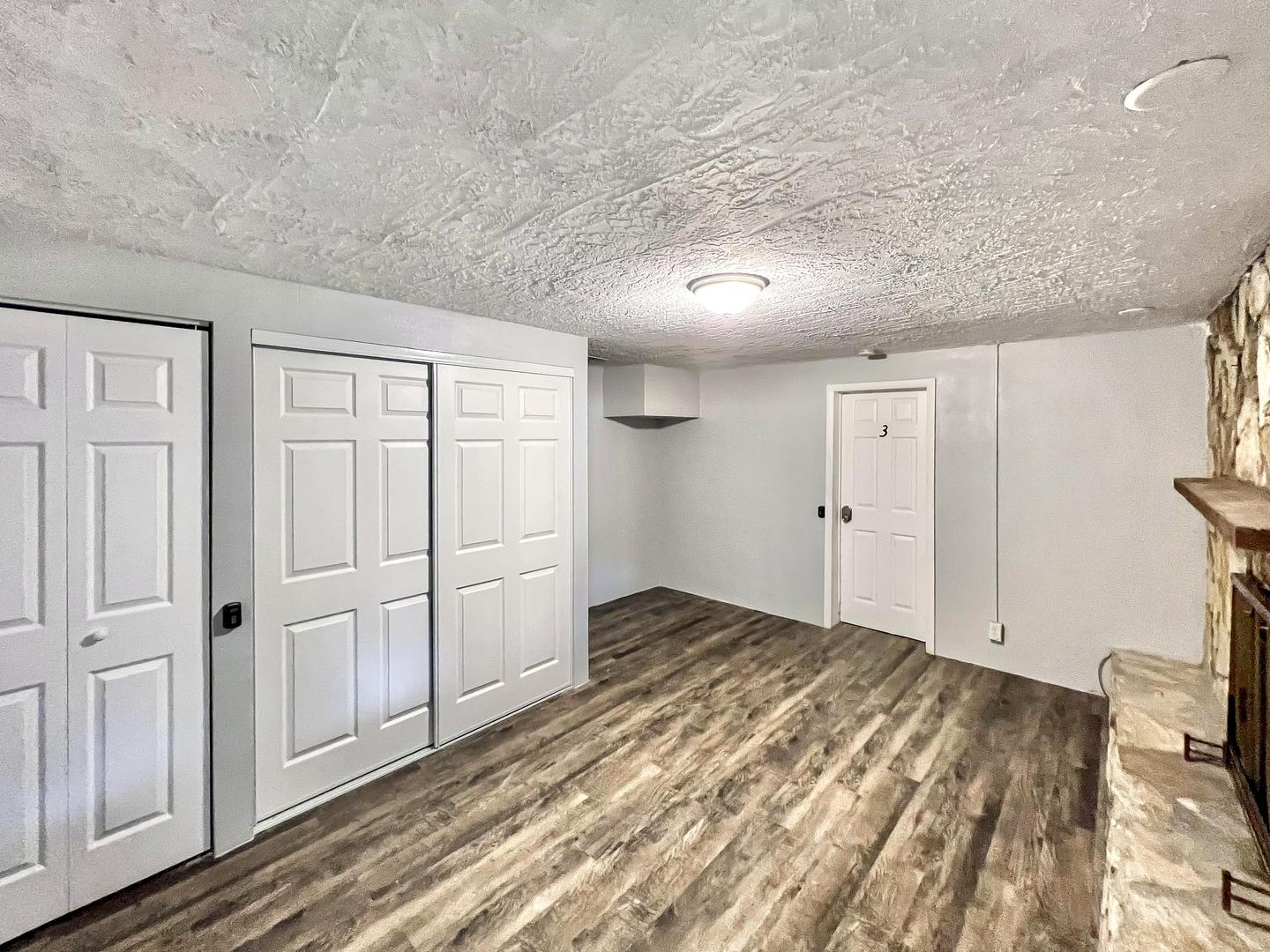 Common spaces including the kitchen