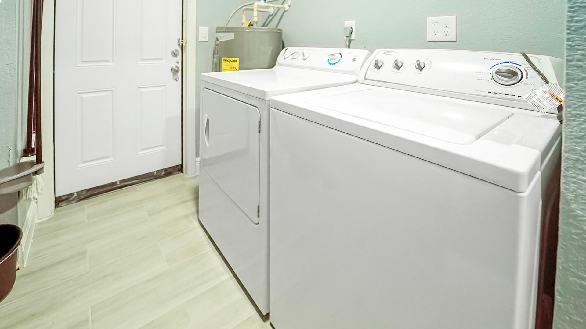 Common spaces including the kitchen