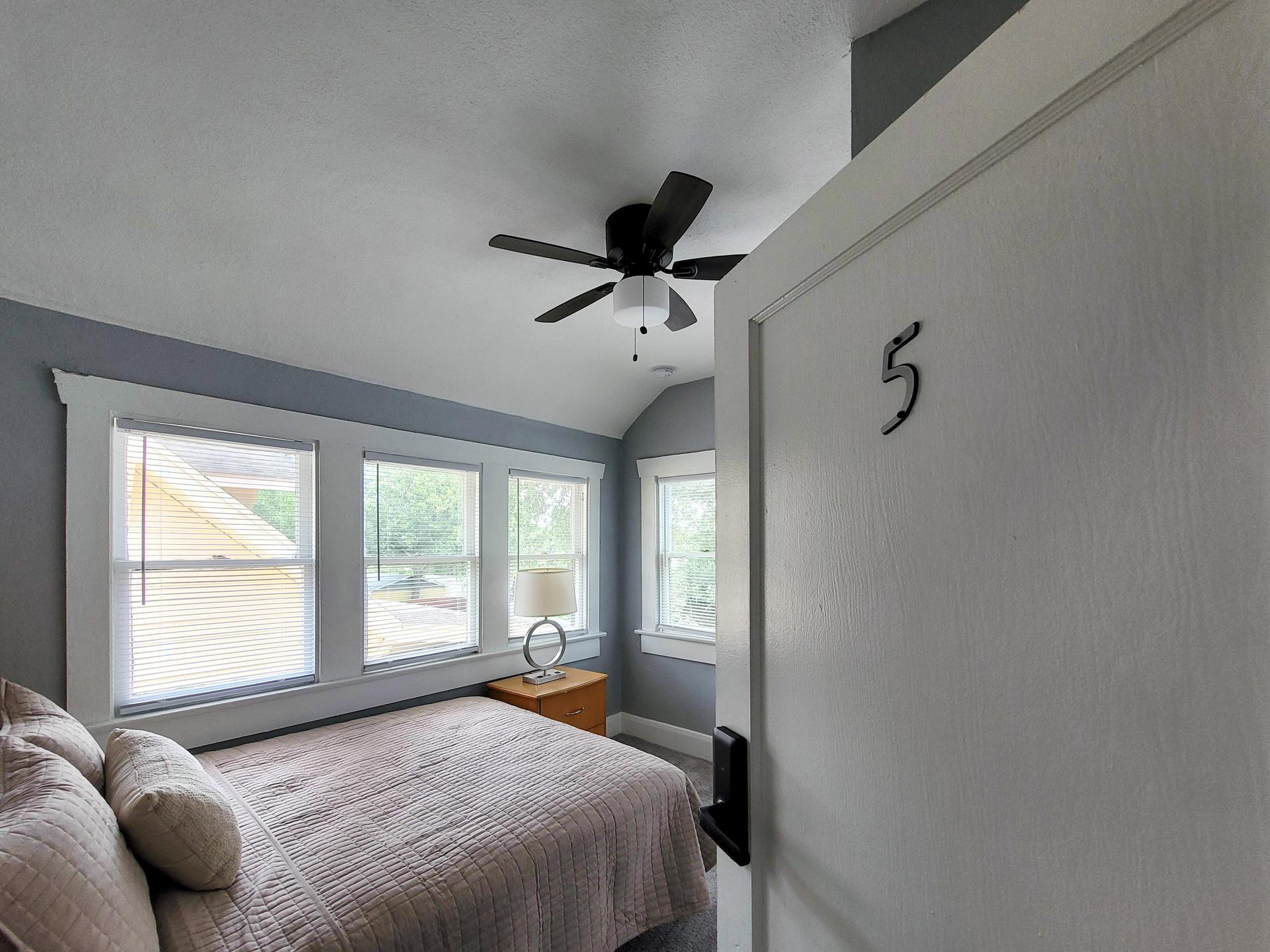 Room 5, on second floor