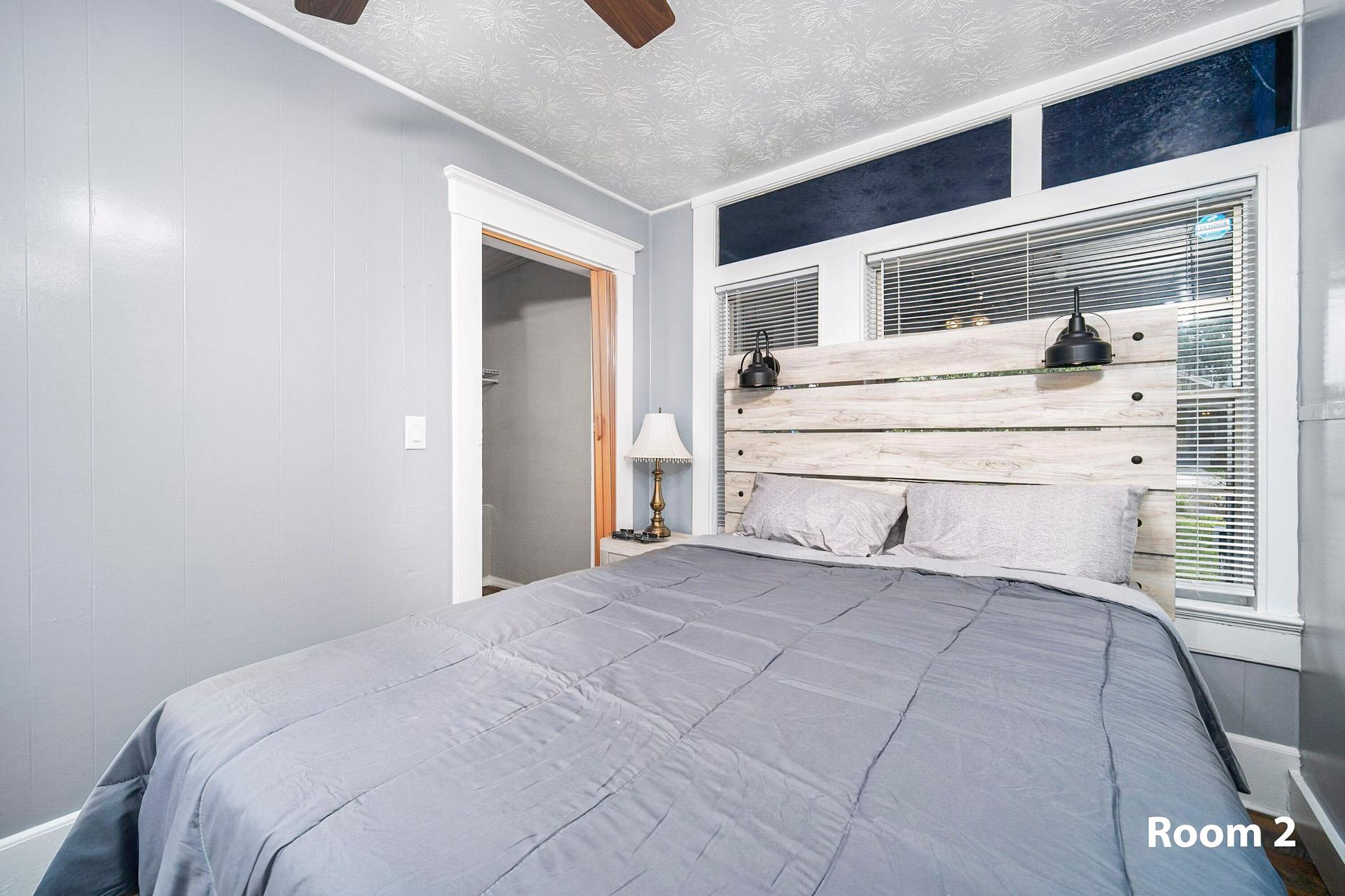 bedroom, detected:bed, ceiling fan