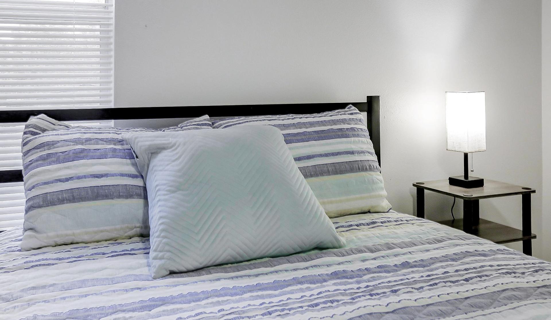 bedroom, detected:bed, window blind