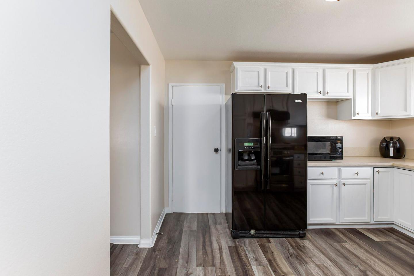 Common spaces including the kitchen