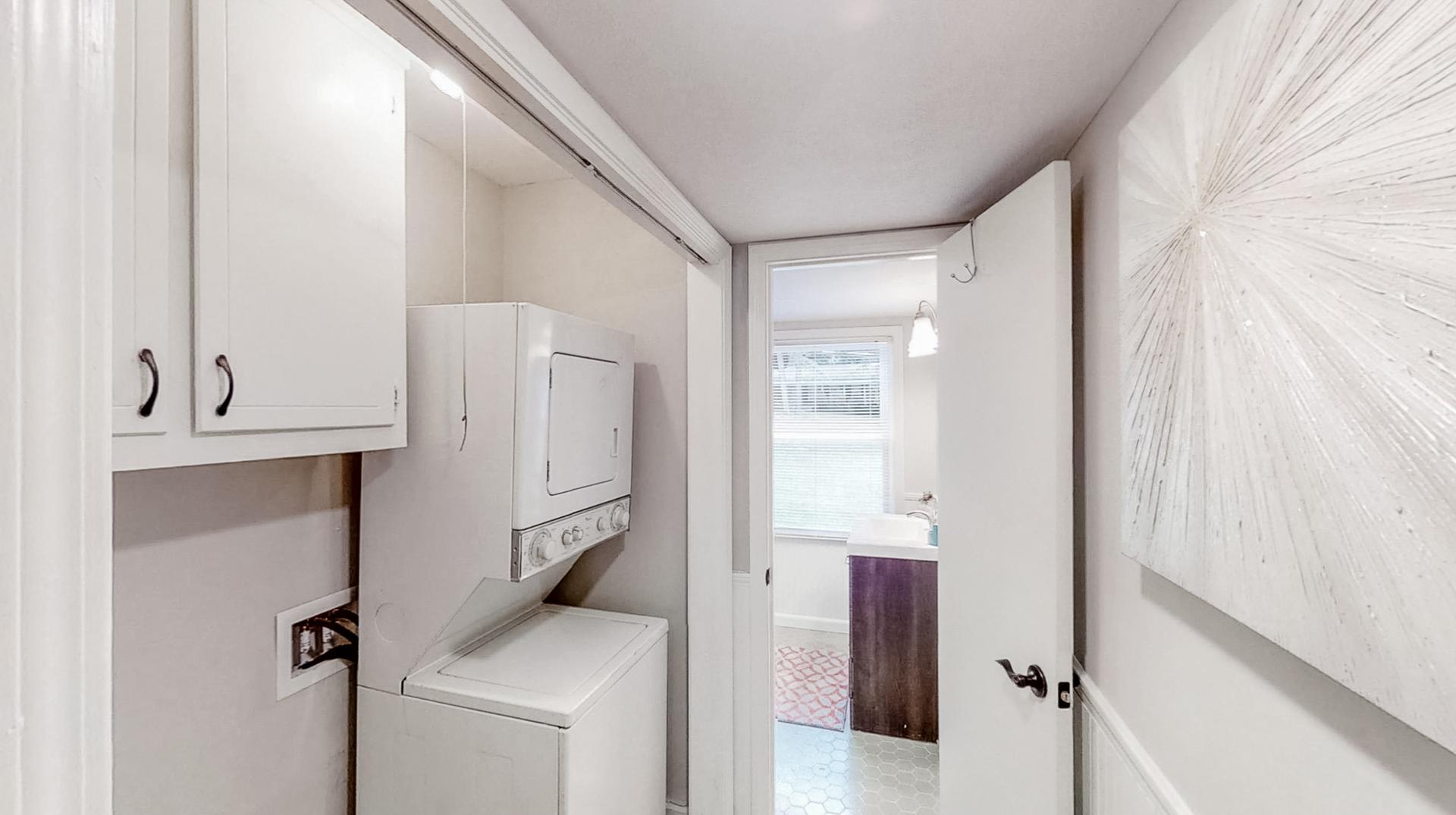 Common spaces including the kitchen