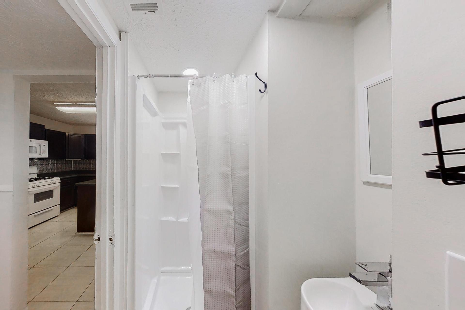 Shared bath on first floor