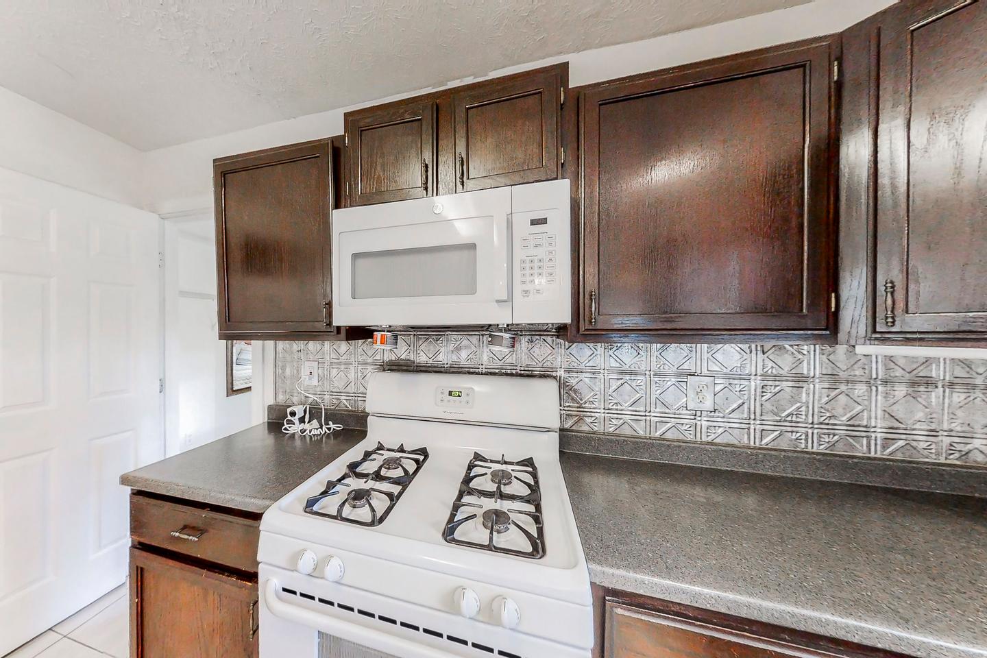 Common spaces including the kitchen