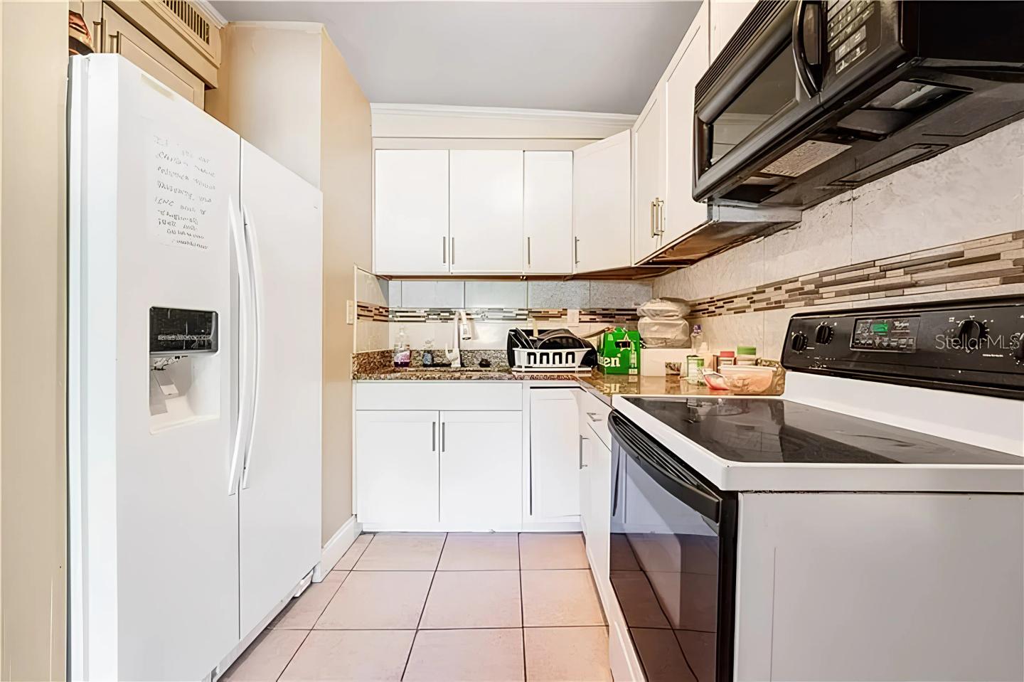 Common spaces including the kitchen