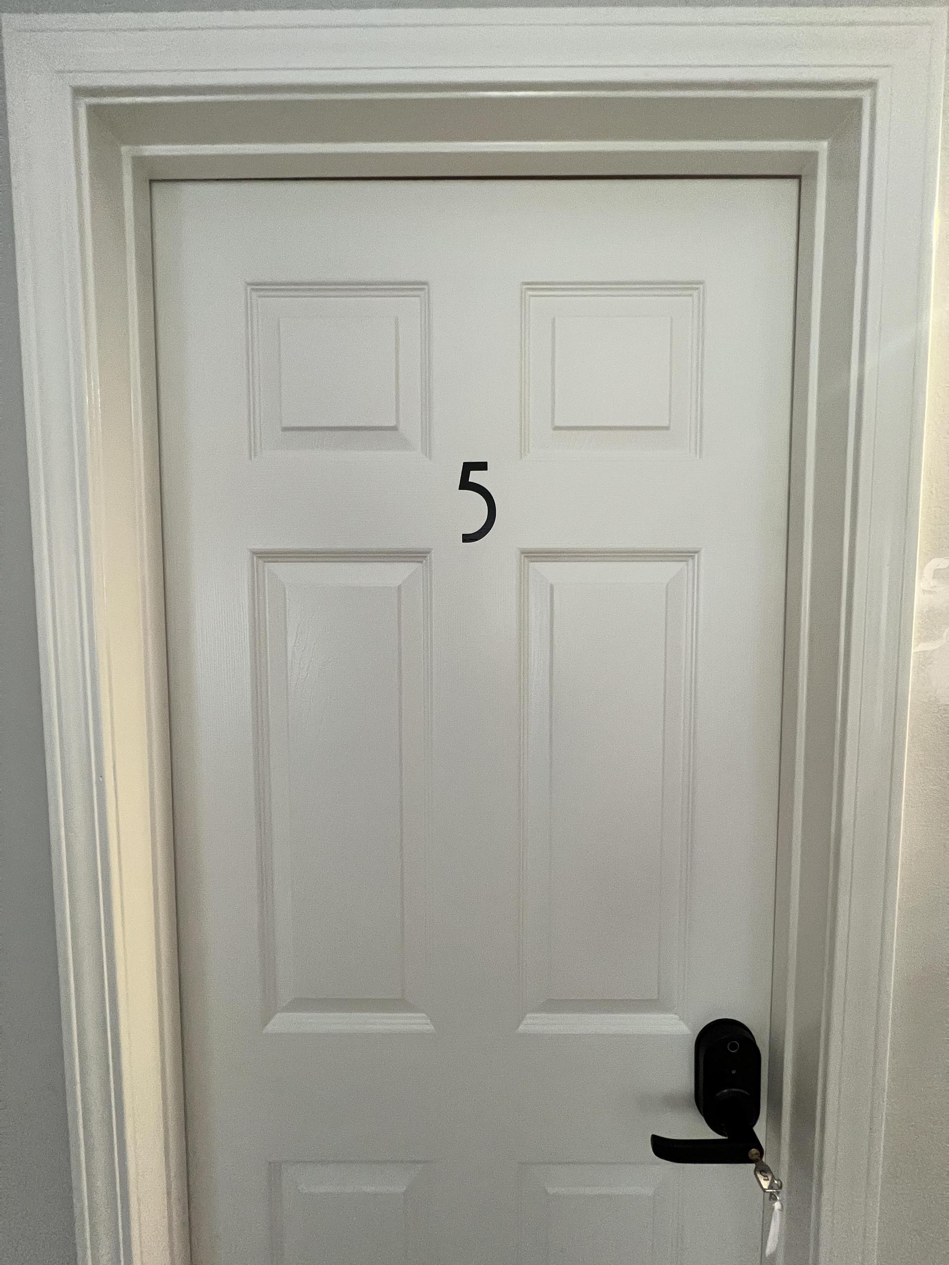 Room #5 with smart lock!