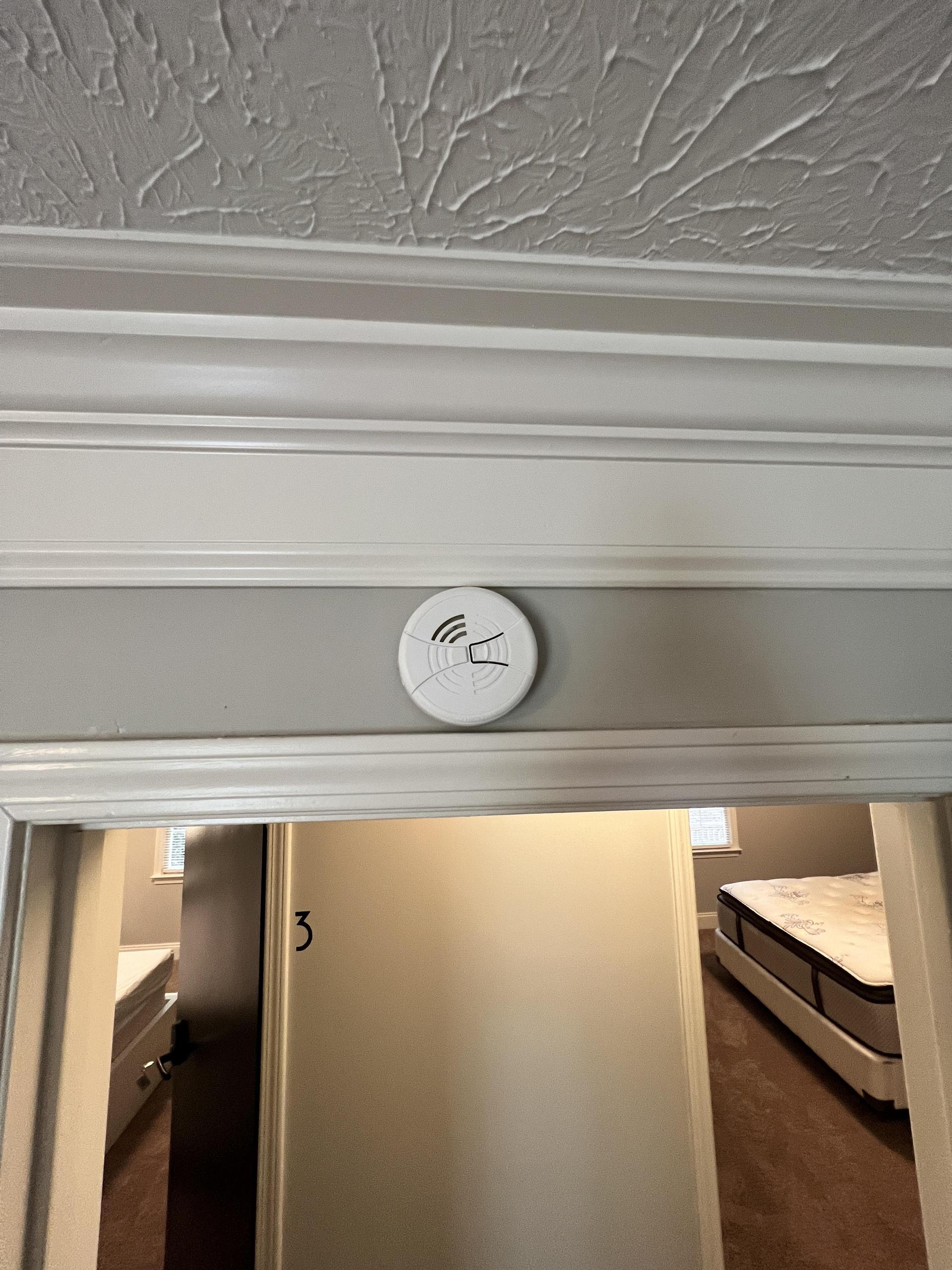 Room #4's smoke detector.