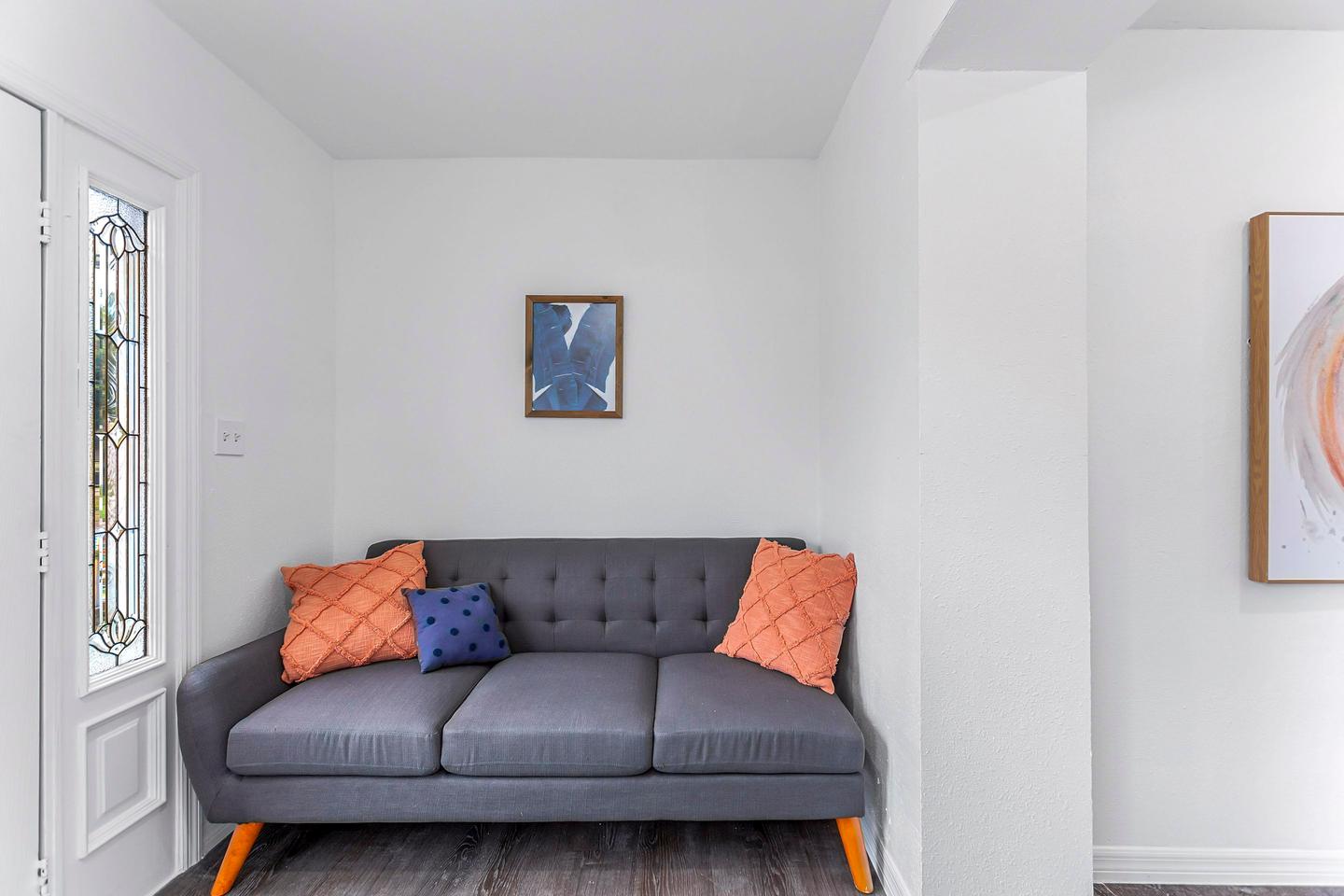 Common spaces including the kitchen