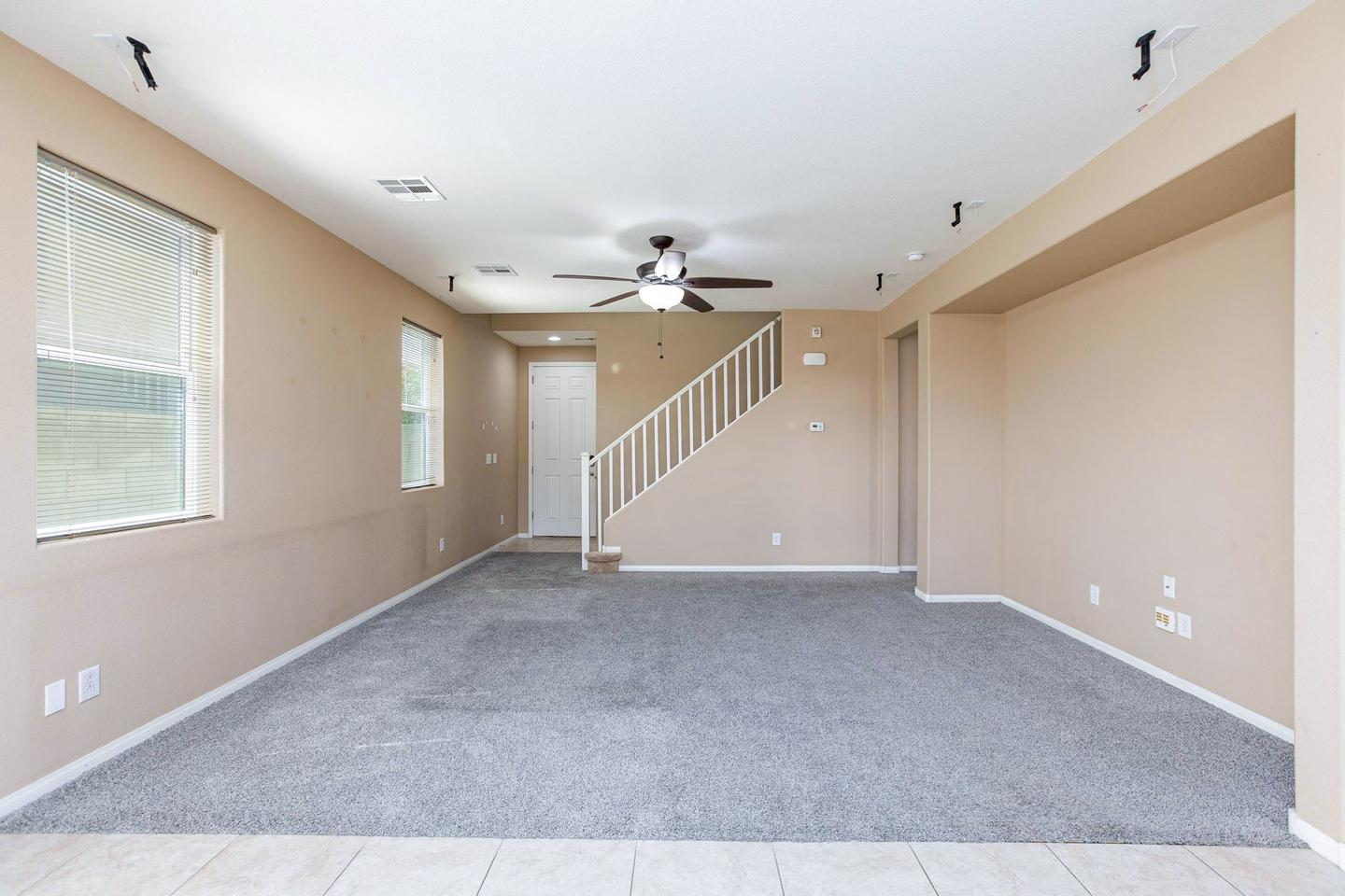 Common spaces including the kitchen